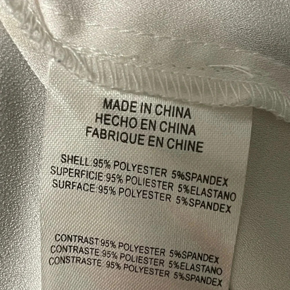 Vintage Y2K 90s 2b bebe color block collared blouse w roll tab sleeves XS - Picture 7 of 7